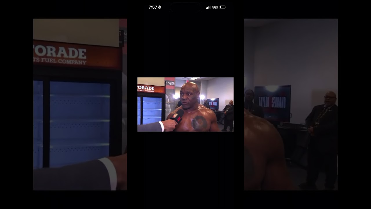 Netflix got Mike Tyson’s cheeks out 😅 Mike Tyson vs Jake Paul 🍑👊🏾