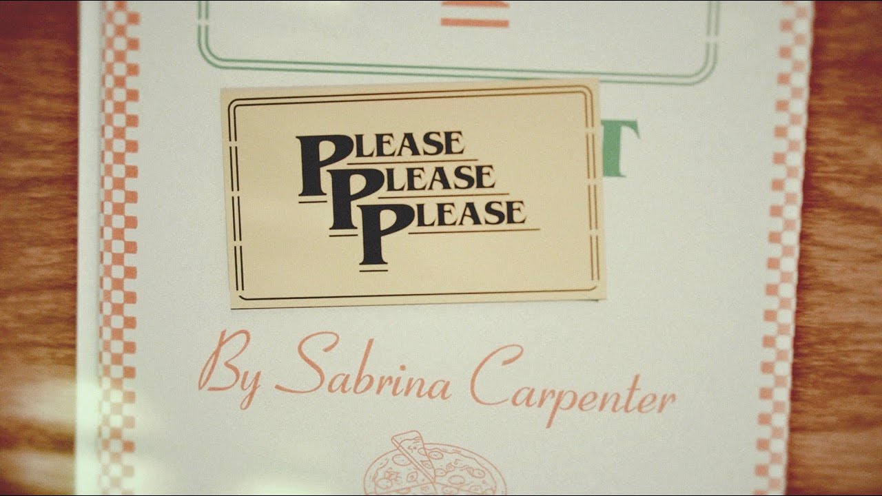 Sabrina Carpenter - Please Please Please (Lyric Video)