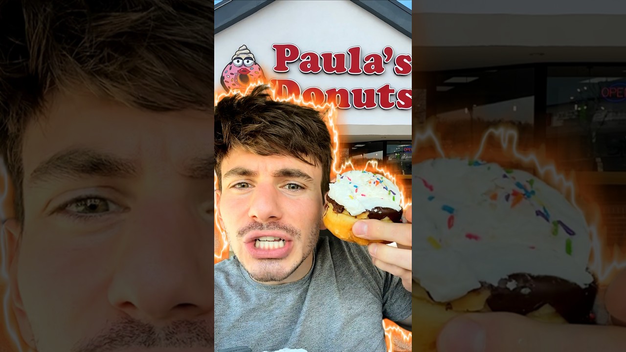 Paula’s Donuts Review in Buffalo, NY 🍩 #donuts #foodreview #foodshorts