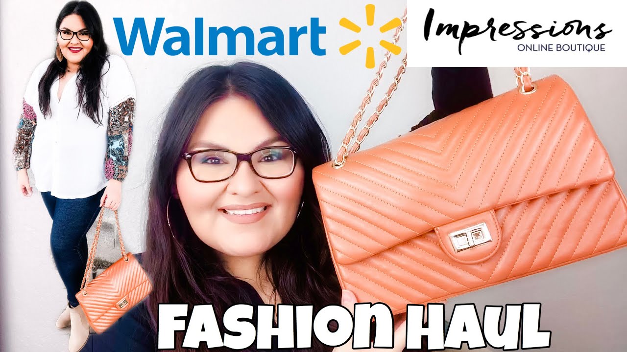 Plus Size Fashion Haul & Accessories I Walmart & Shop Impressions Boutique