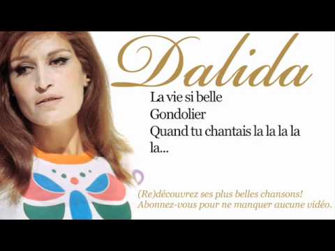 Dalida - Gondolier - Paroles (Lyrics)