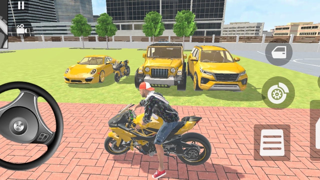 🎮Franklin order by all 🏆Golden cars and bike in Indian bike thief auto Rider simulator!!!!! 🎮