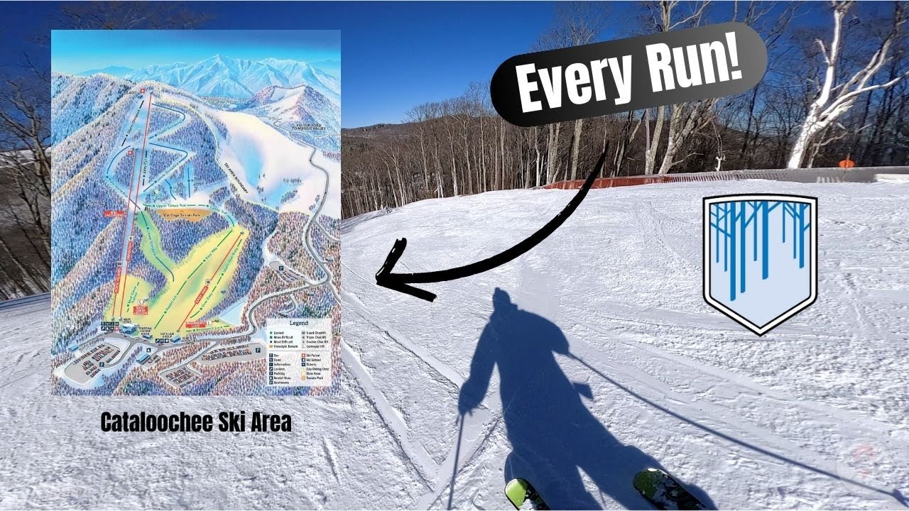 A Tour of Cataloochee Ski Area - Every Run POV!