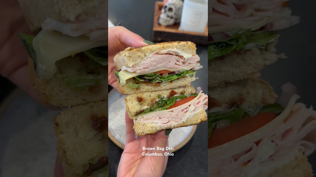 Brown bag deli is cbus goated in my book #columbusohio #sandwiches #shorts