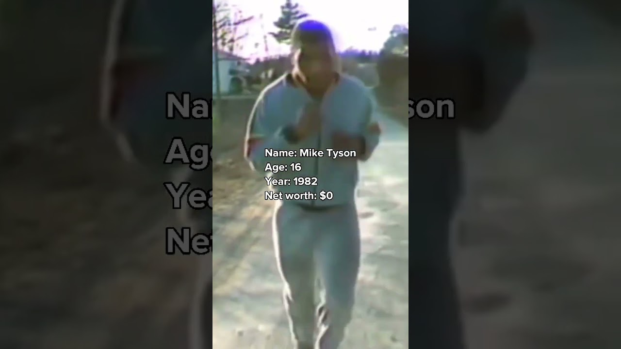 Mike Tyson before and after his career.🐅 #boxing #miketyson #tyson 🥊