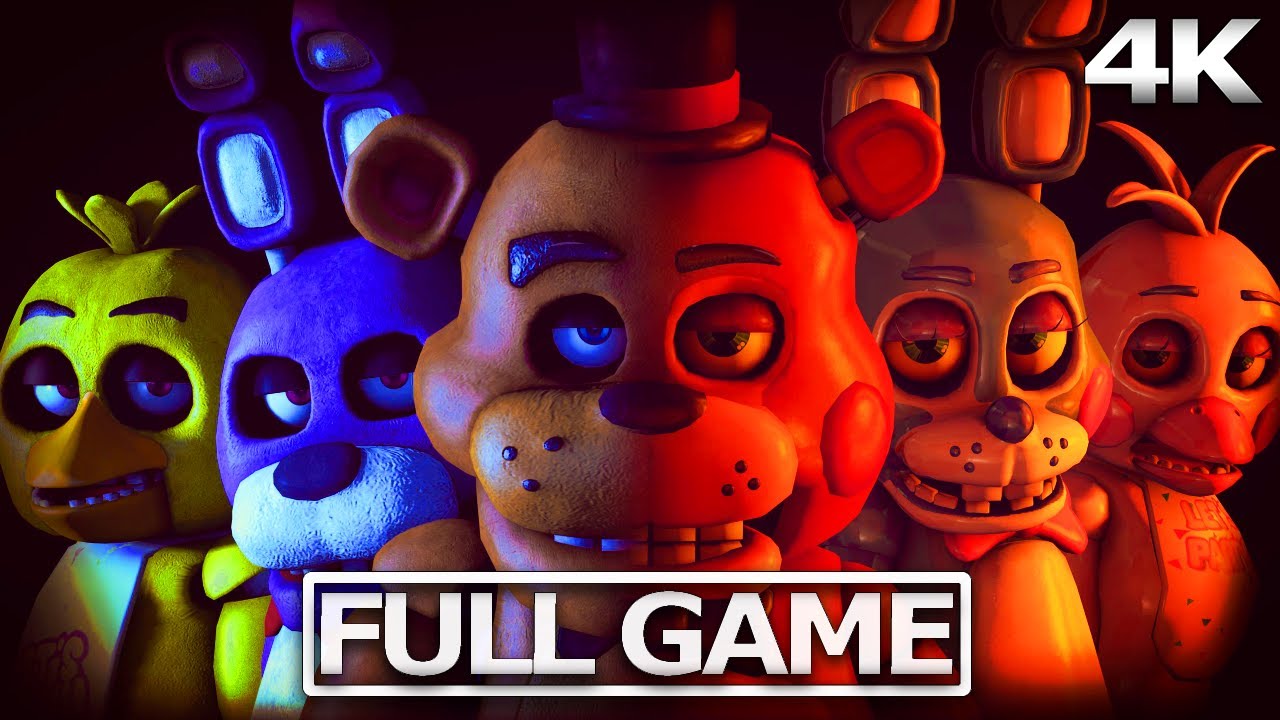 FIVE NIGHTS AT FREDDY'S 2 Full Gameplay Walkthrough / No Commentary 【FULL GAME】4K 60FPS Ultra HD
