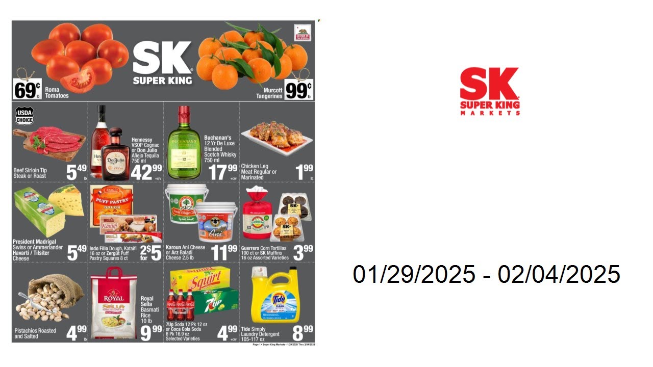 Super King Markets Weekly Ad - 01/29/2025 - 02/04/2025