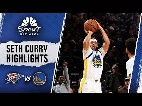 Seth Curry highlights: Watch guard score 14 points in Warriors debut vs. Thunder | NBC Sports BA