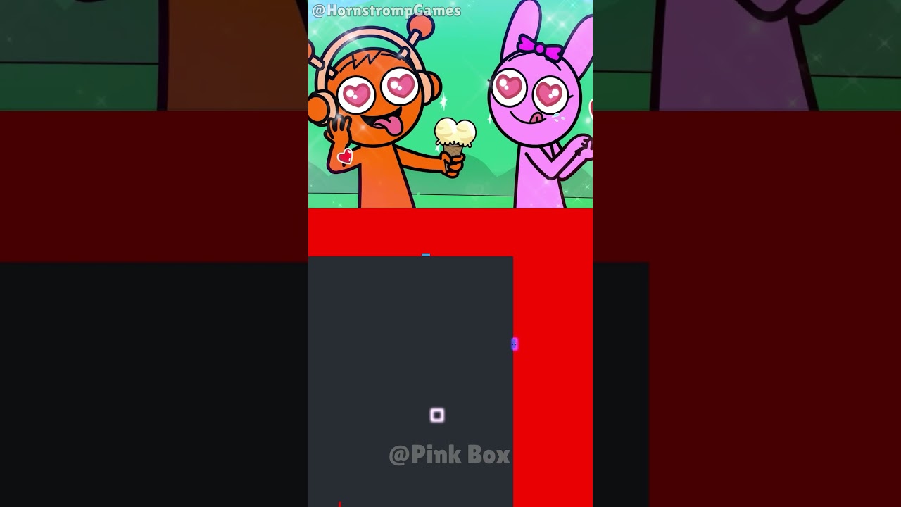 CREAMY SAD ORIGIN STORY! Incredibox Sprunki Animation @HornstrompGames | Pink Bouncing Square