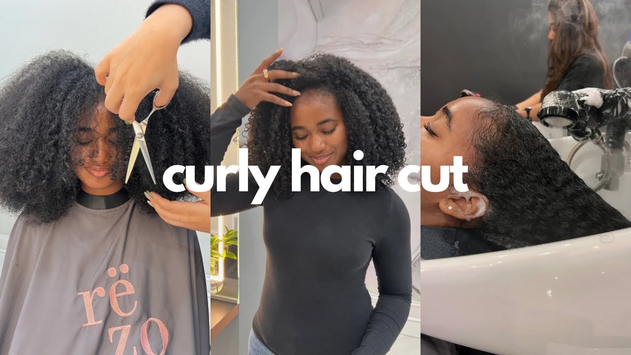 Hair vlog | Curly Hair Cut At Rëzo Salon, The Best Shape, Full Process +More! (Type 4-3b Curls)