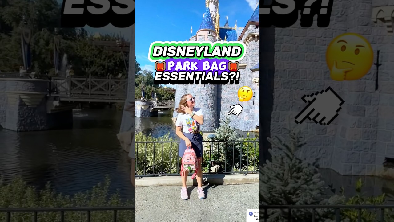 What’s in My Disneyland Park Bag?! 🤔🎒 (Disney Essentials & Packing Tips)