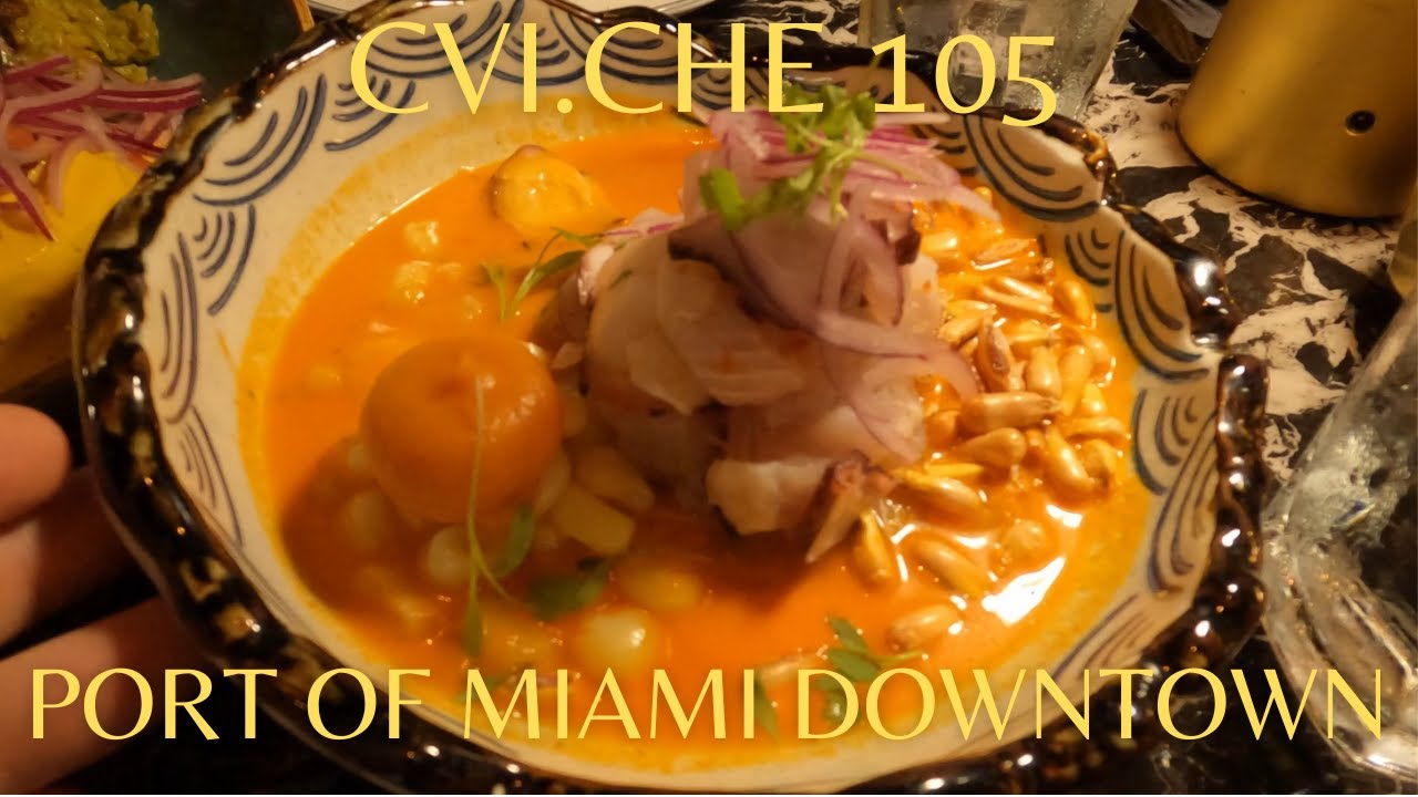 CVI.CHE 105 Downtown Miami || Peruvian Food