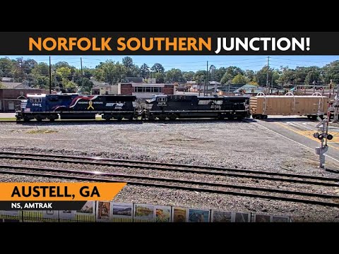 Austell, Georgia, USA | LIVE Train Camera | Virtual Railfan