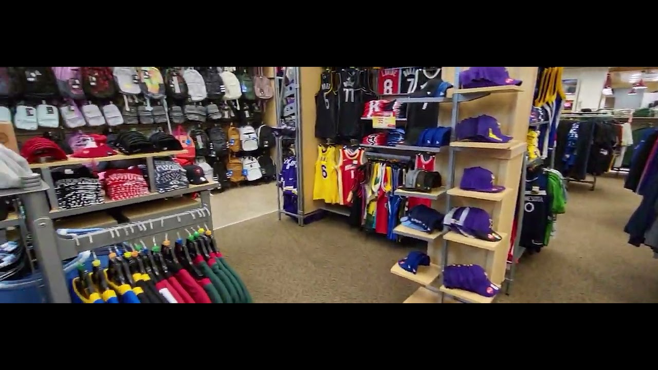 Scheels Minnesota Wild Section in Fargo North Dakota