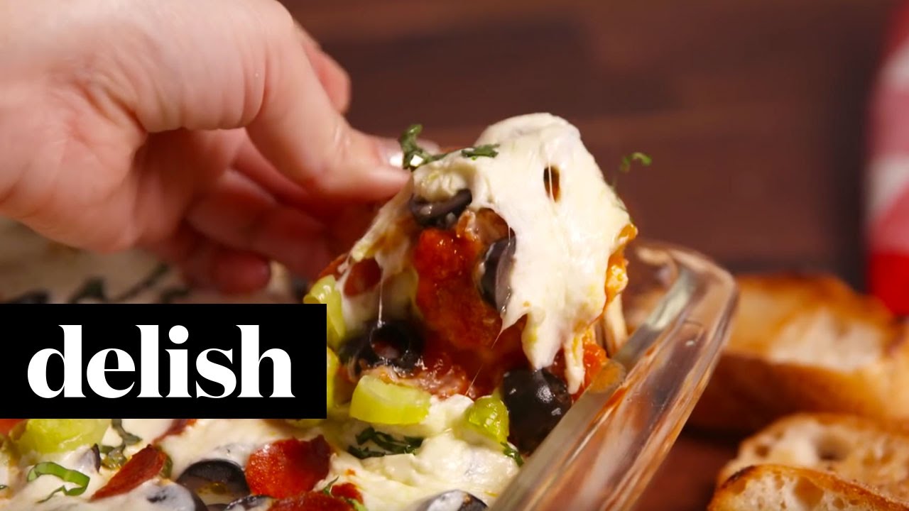 Pizza 7-Layer Dip | Delish
