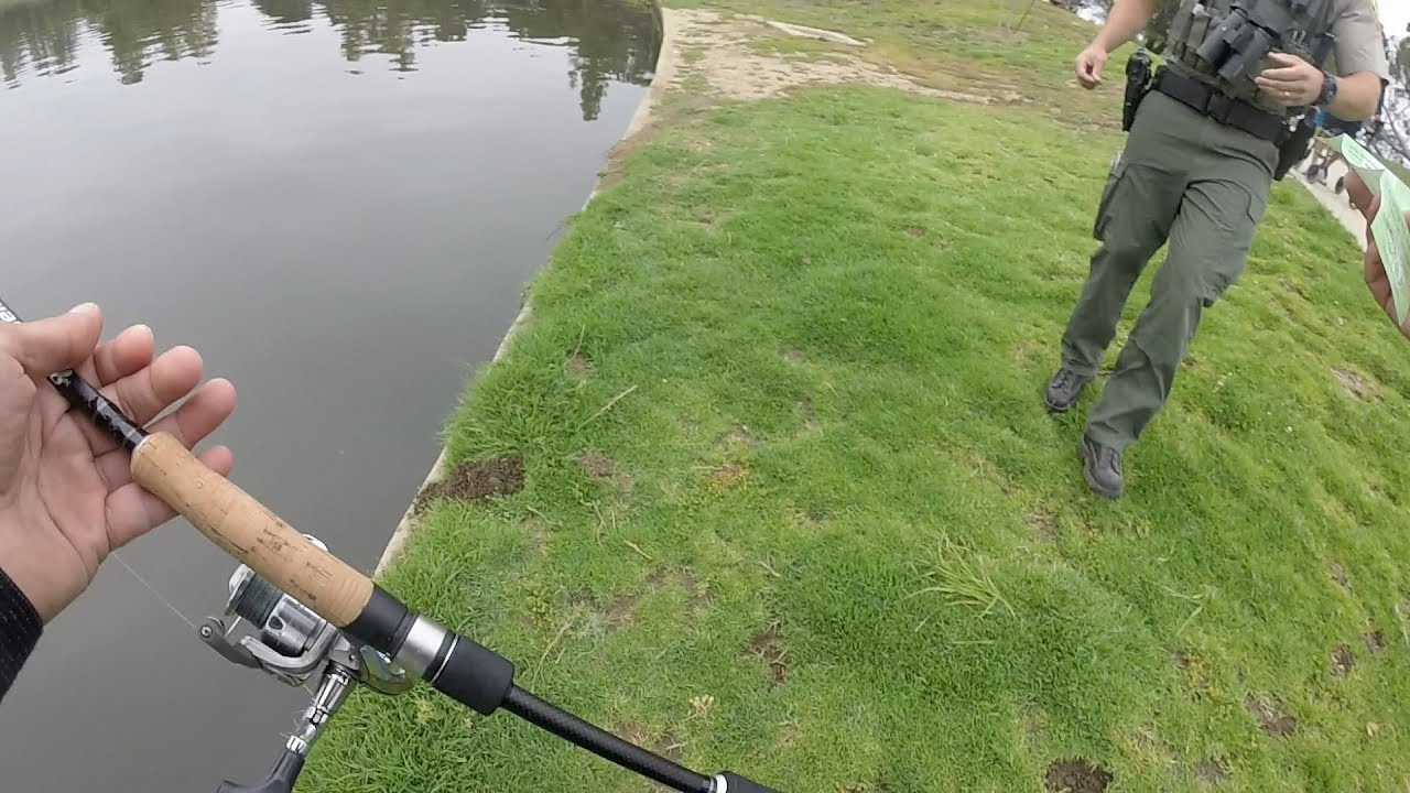 Bass Fishing Balboa Lake Got Checked By Fish & Game