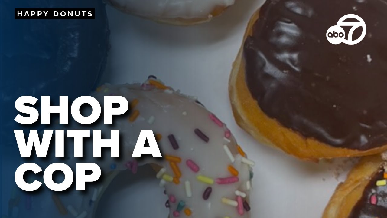 Happy Donuts in Eureka hosts 'Shop with a Cop' fundraiser with law enforcement