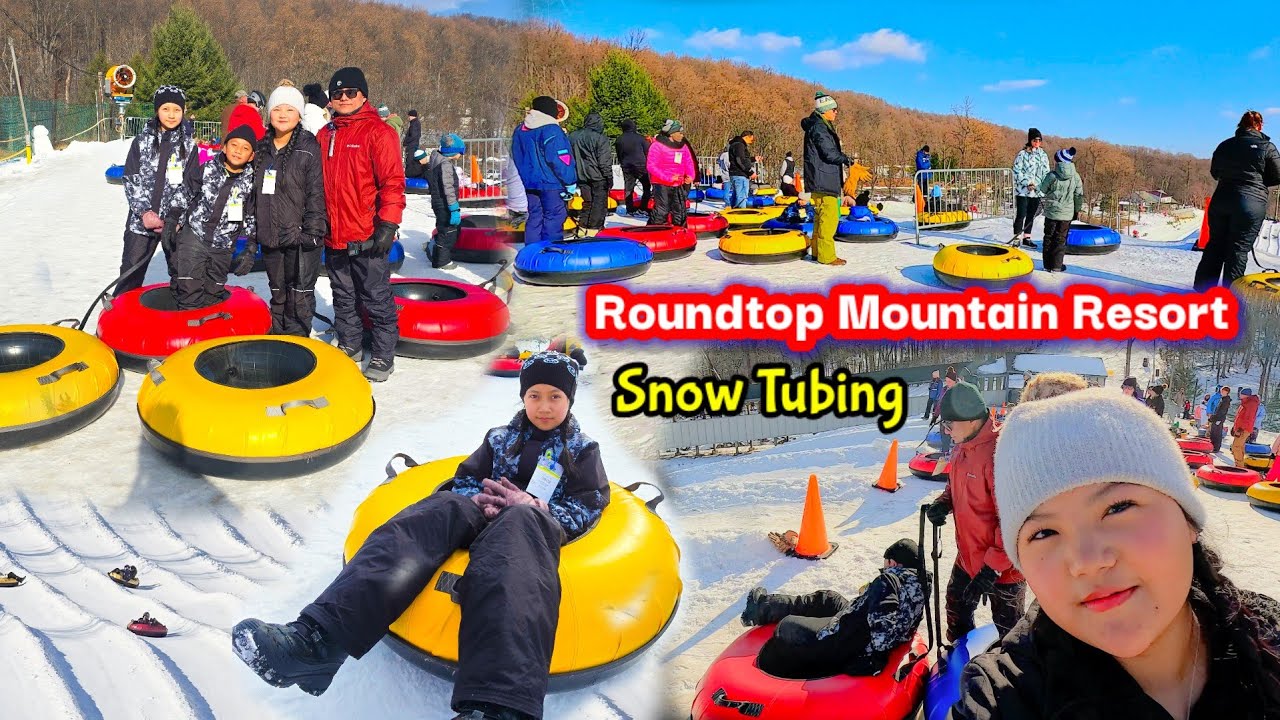 Snow Tubing at Roundtop Mountain Resort || Pennsylvania