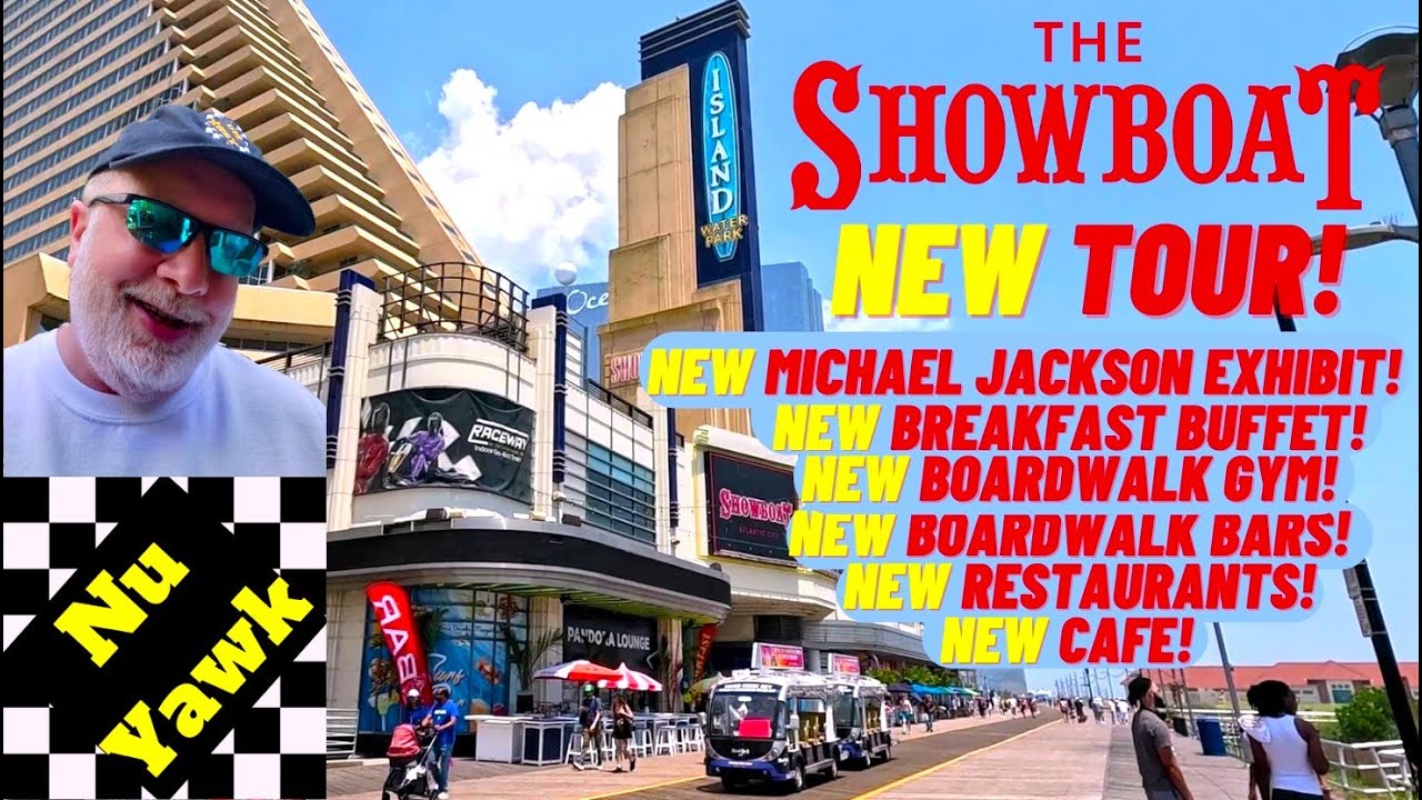🟡 Showboat Atlantic City: New Restaurants, Bars, Buffet, Exhibit, Cafe & Gym! New Exclusive Tour!