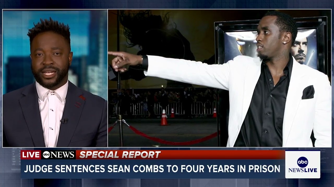 Sean "Diddy" Combs sentenced to 50 months in prison