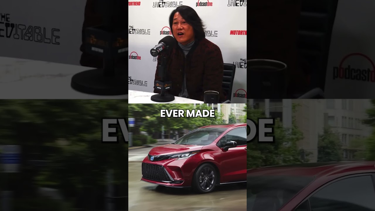 Sung Kang Actually Likes His Toyota Sienna That has 18 cupholders😱🤯#shorts #toyota