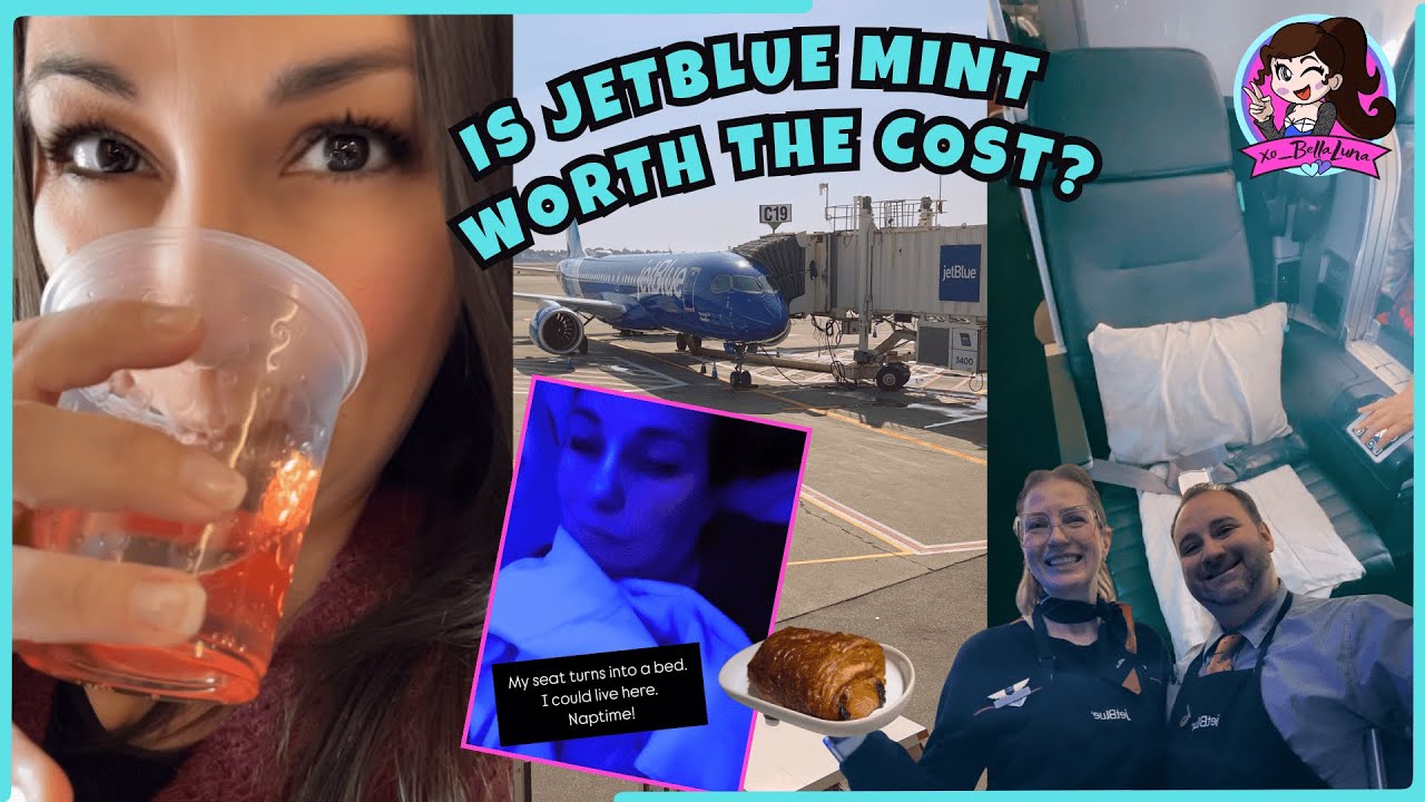 JetBlue Mint Roundtrip from Los Angeles to Boston ~ Let's explore this business class experience ✈️✨
