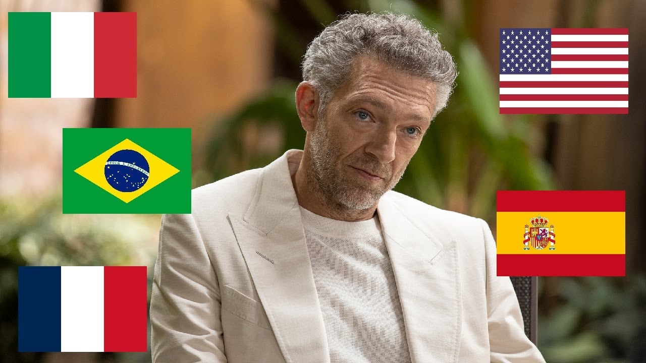 Vincent Cassel Speaking 5 Languages