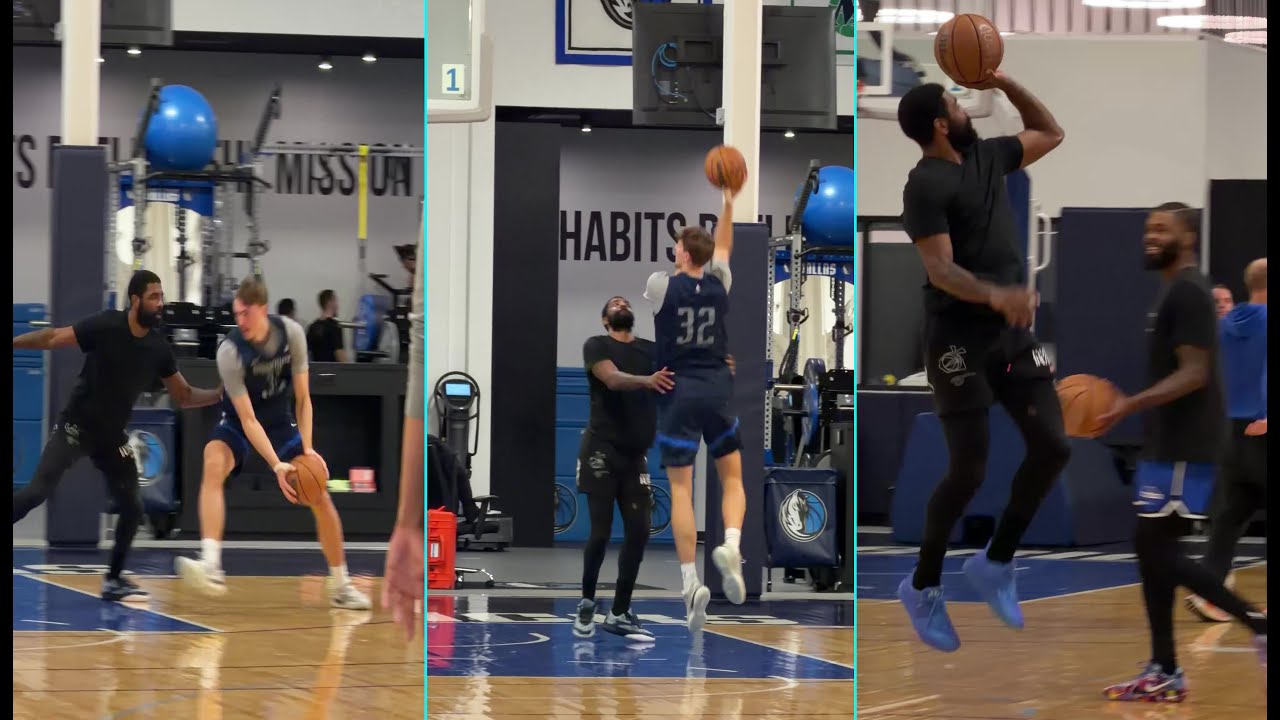KYRIE IRVING, COOPER FLAGG & THE MAVERICKS BACK TO PRACTICE AFTER LASTNIGHTS GAME LOSS VS SUNS AT AA