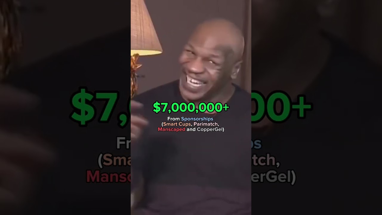 How Much MONEY does Mike Tyson Make?