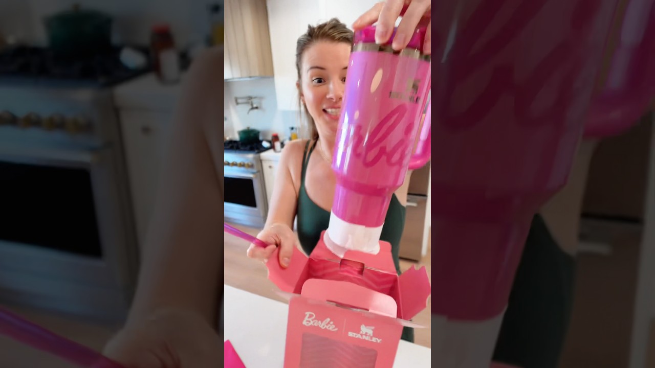 Surprising my daughter Ivy with a Barbie Stanley Cup! #barbie #stanleycup #daughter