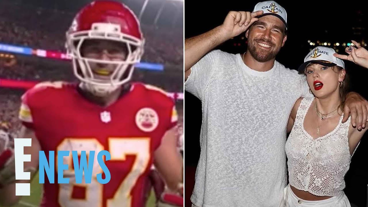 Travis Kelce Celebrates 100th Touchdown With Taylor Swift Gesture | E! News