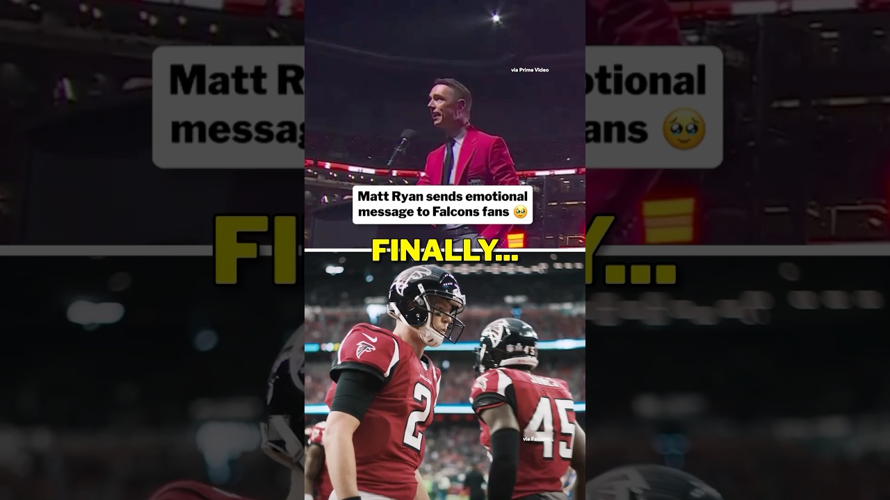 This speech from Matt Ryan to Atlanta 🥹❤️