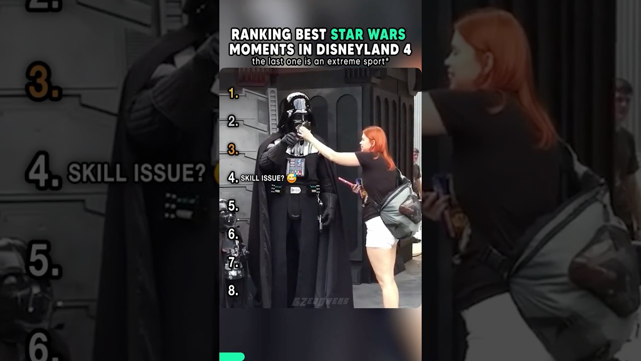 Best Star Wars Moments In Disneyland 4 #usa #starwars #disneyland