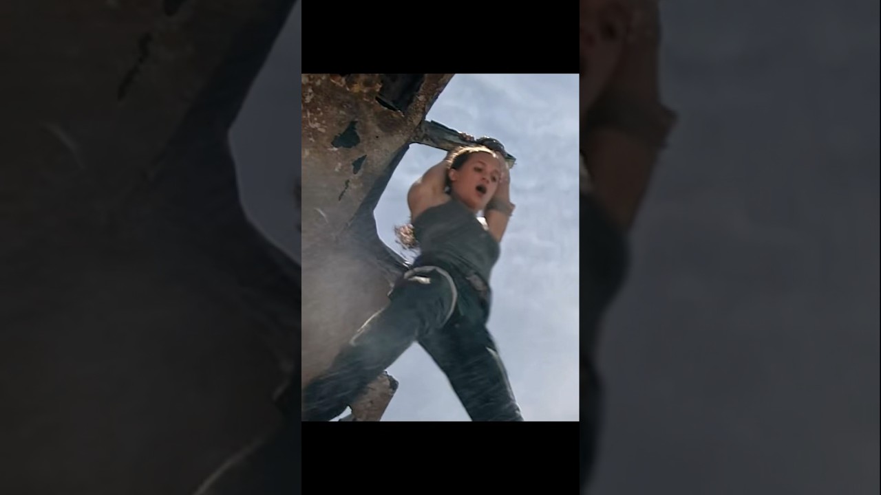 🔥💥 Lara Croft's Death-Defying Escape! | Tomb Raider (2018) Epic Waterfall Scene 🌊✈️💪
