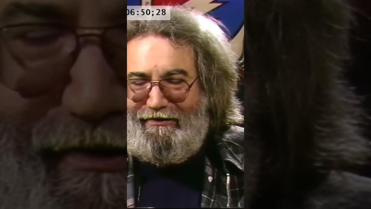 Rare foorage of Jerry Garcia discussing Justin Kreutzmann #livemusic #gratefuldead