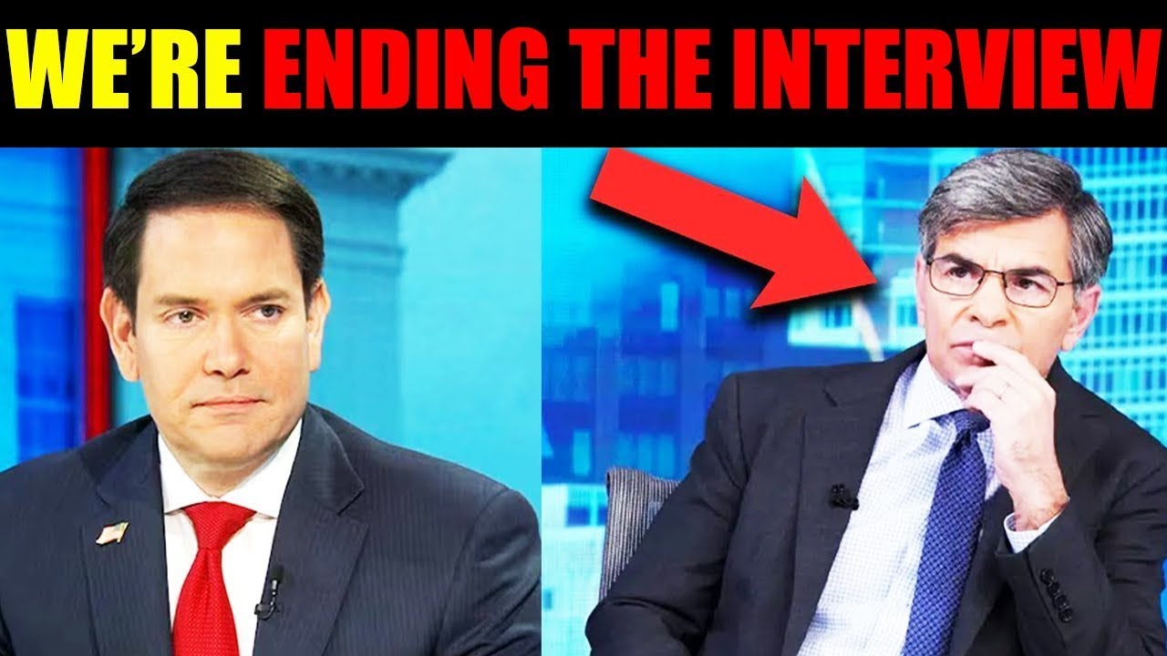 🤯 ABC Host WALKS OUT Of Interview Marco Rubio DESTROYS His One Question About Trump!