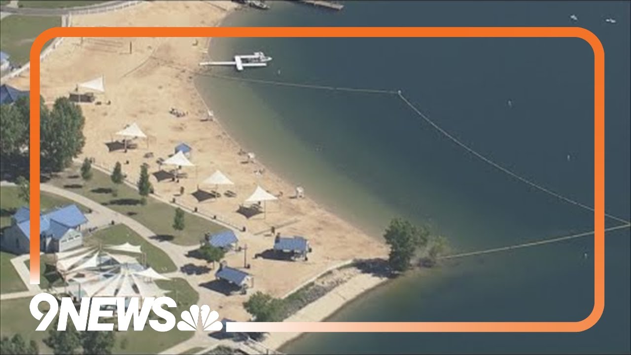 Aerial footage: Aurora Reservoir