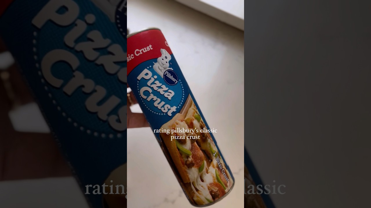 rating pillsbury’s classic pizza crust #foodrating #pizzarecipe #pillsbury
