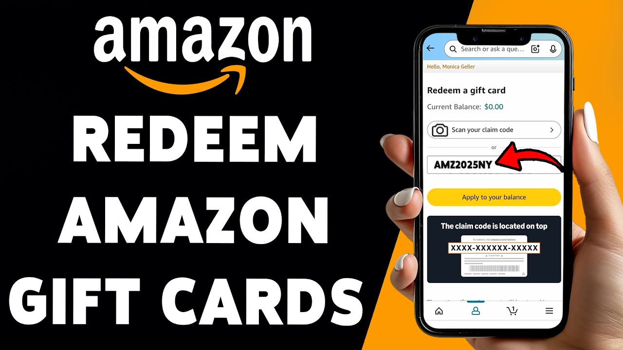 How To Redeem Amazon Gift Cards 2025 | Apply Gift Card Balance To Your Amazon Account