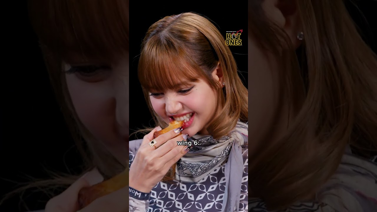 LISA's reaction to every wing on Hot Ones 🥵 💃