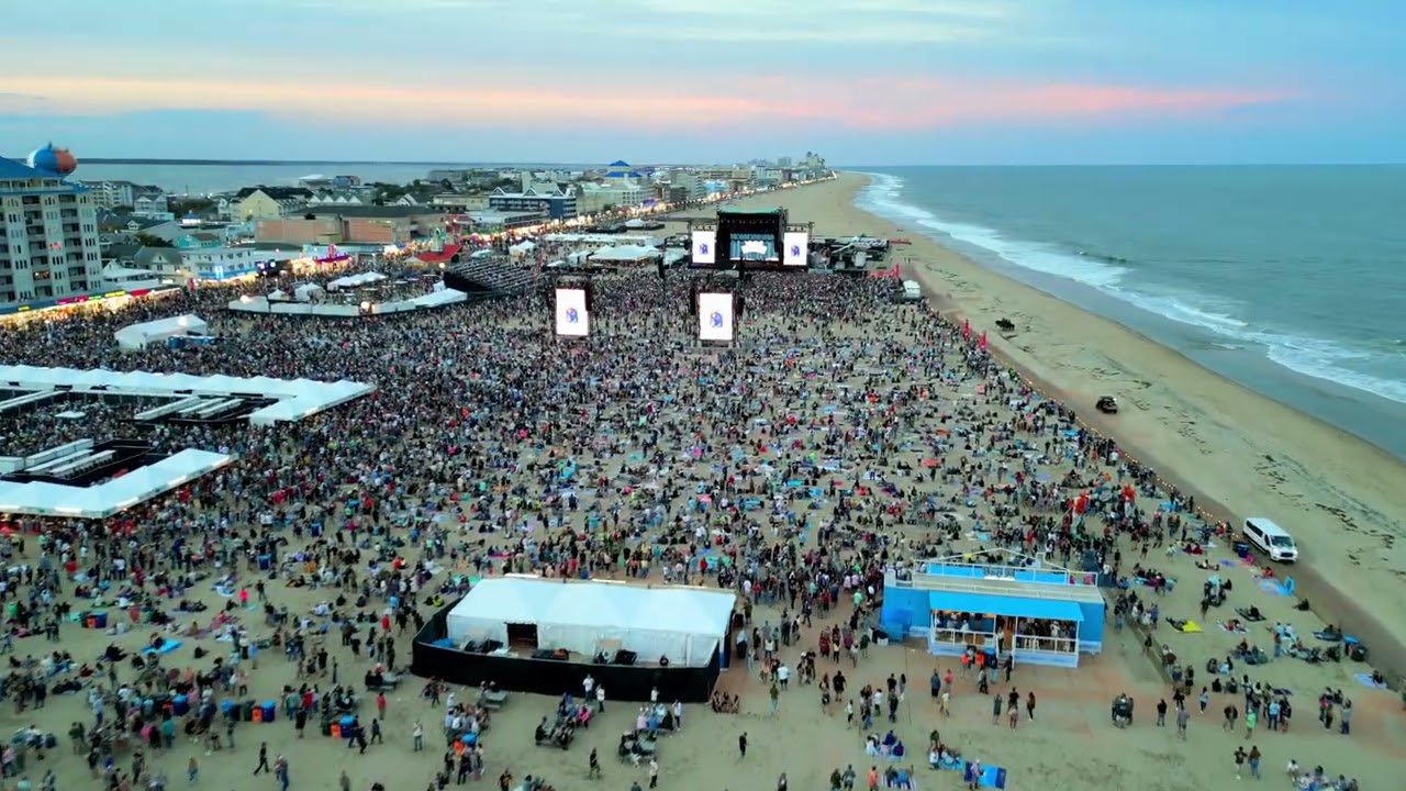 Country Calling Festival in Ocean City - Drone Flyover