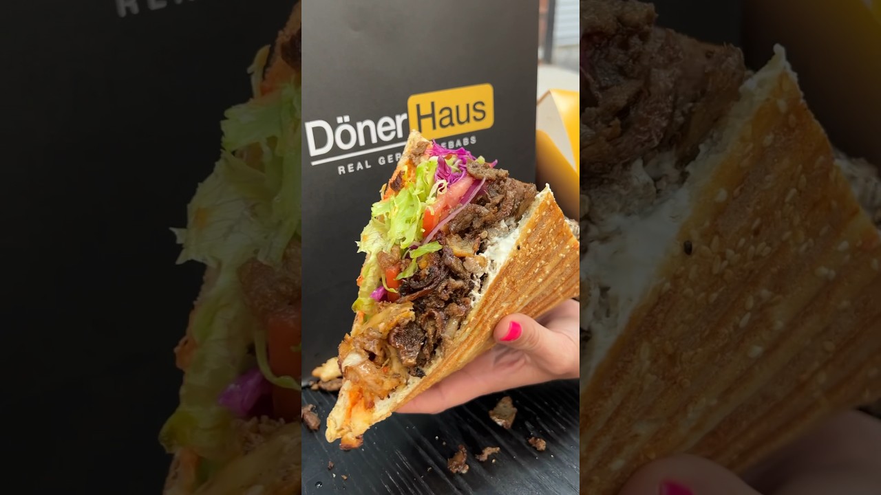 The döner kebabs at Döner Haus in NYC's East Village are EPIC. 🔥🤤 #DEVOURPOWER
