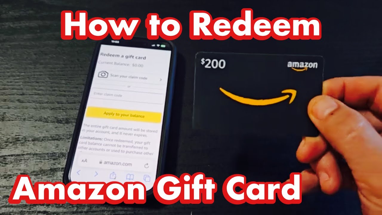 How to Redeem Amazon Gift Card from Phone, Computer, Tablet, iPad