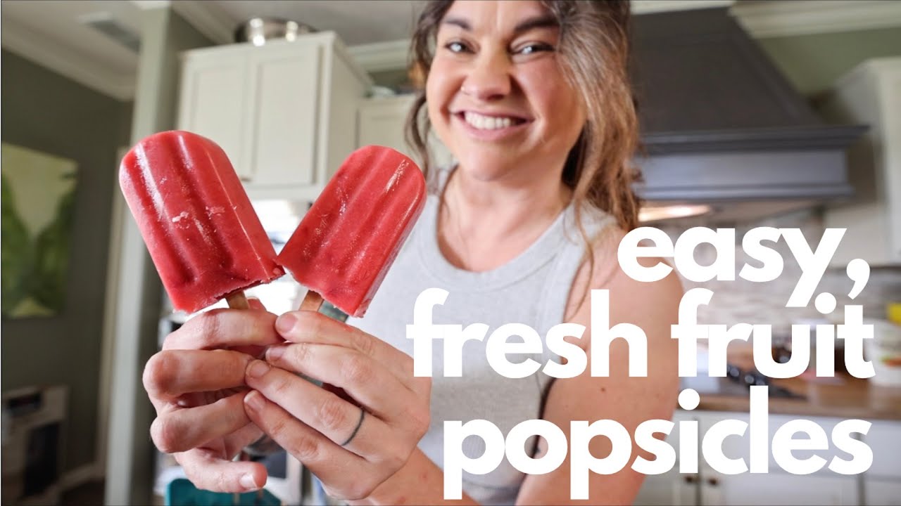 Stop buying popsicles at the store! | Easy, fresh fruit popsicles at home
