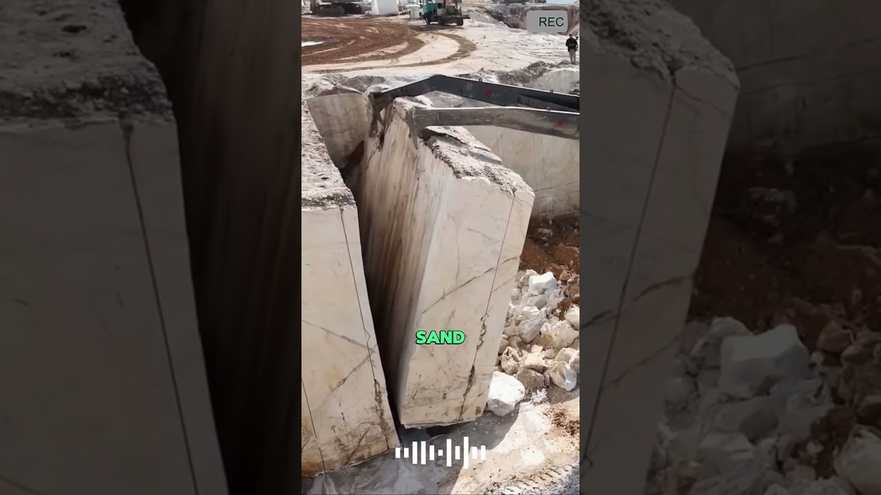 Have you ever seen the process of marble mining