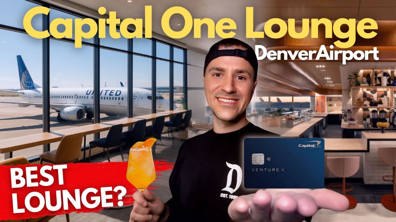 Inside the Capital One Lounge at Denver Airport (DEN) | Is It Worth It?
