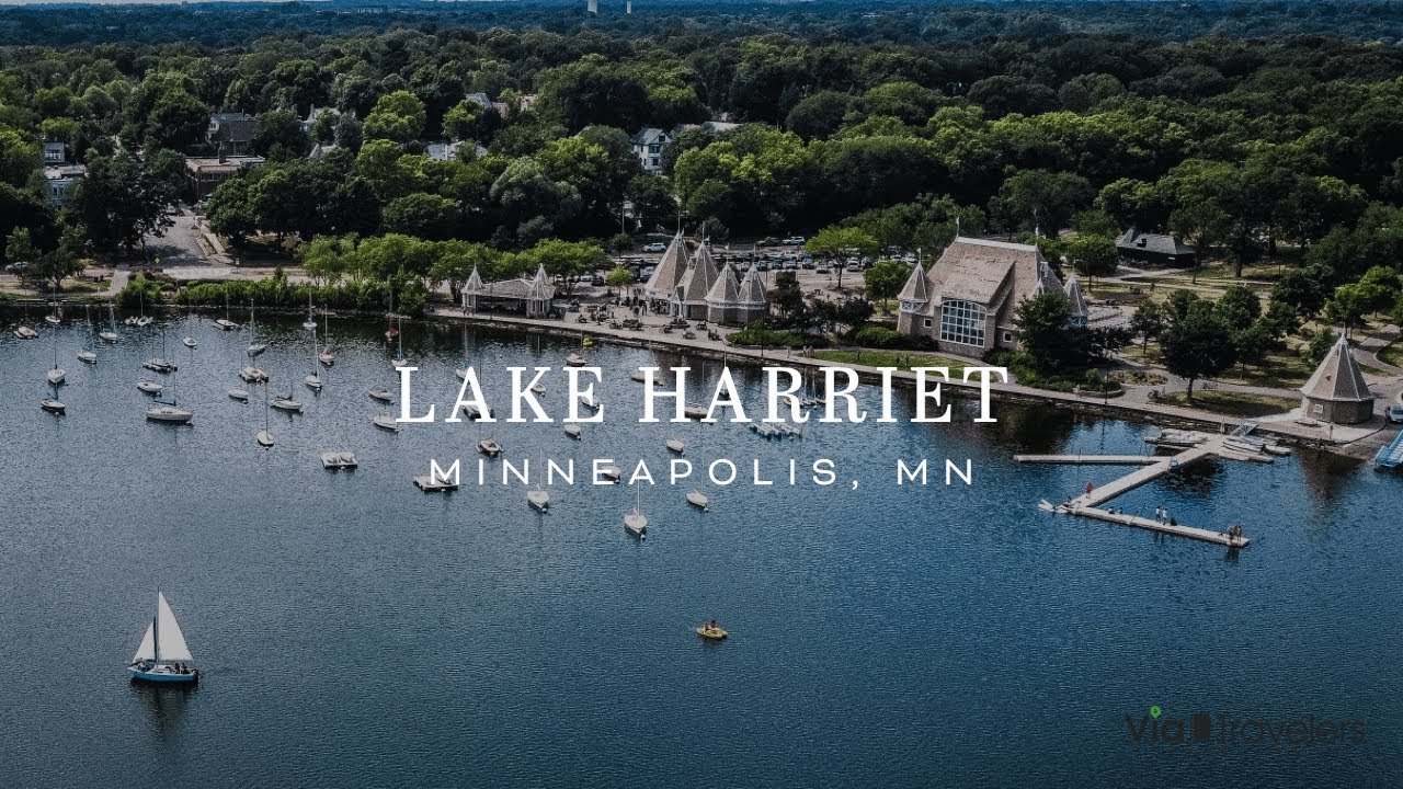 Lake Harriet Bandshell & Lyndale Park Rose Garden Tour [4K]
