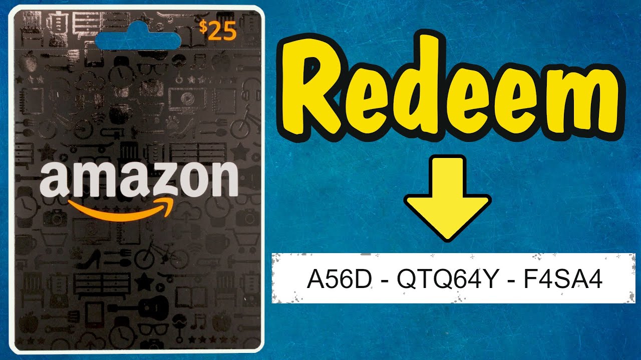 How to Redeem an Amazon Gift Card Using Amazon Website