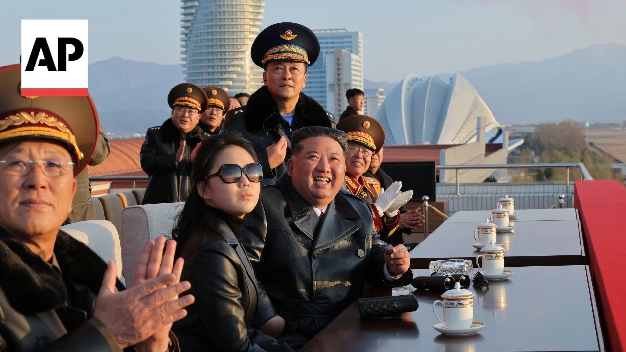 North Korea leader Kim Jong Un and daughter mark air force anniversary