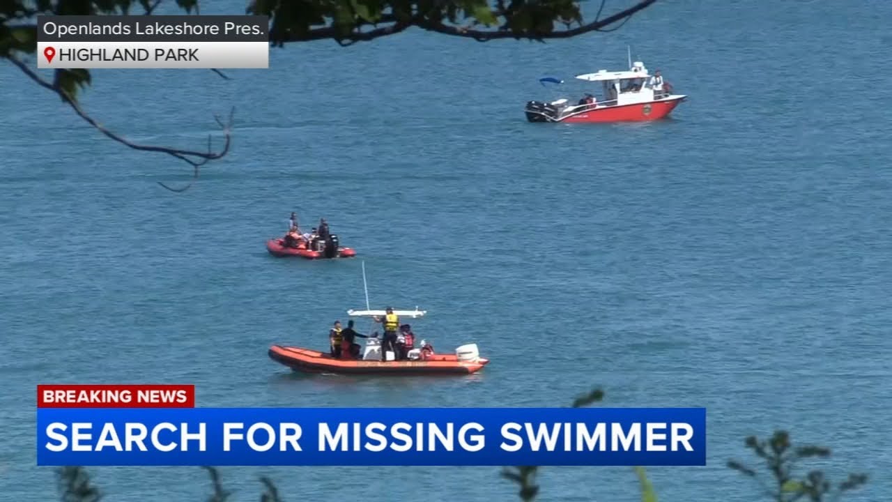 Crews searching for missing swimmer in Lake Michigan near Highland Park, officials say